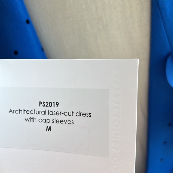 New Paskal Laser Cut Circle Scalloped A-Line Dress Size Medium - Picture 8 of 9